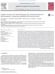 ..... IF = 9.5, Appl Cat B 196 (2016) 100