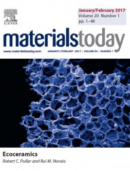 Mat Today Vol 20, Issue 1 (2017) Cover