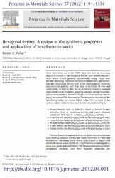 ......................   IF = 31, Prog Mat Sci 57 (2012) 1191