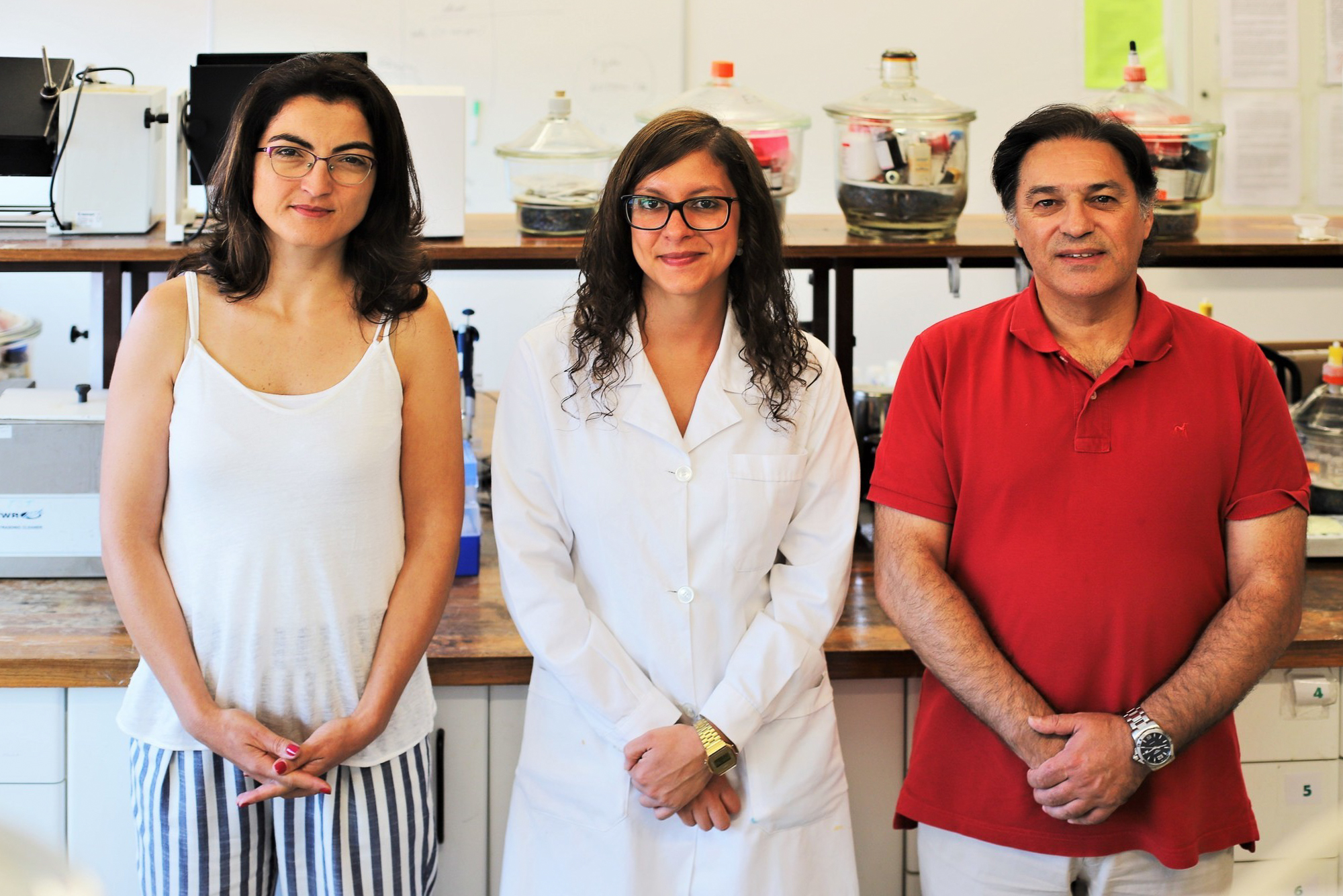Os investigadores Ana Luísa Daniel da Silva, Sofia Soares e Tito Trindade